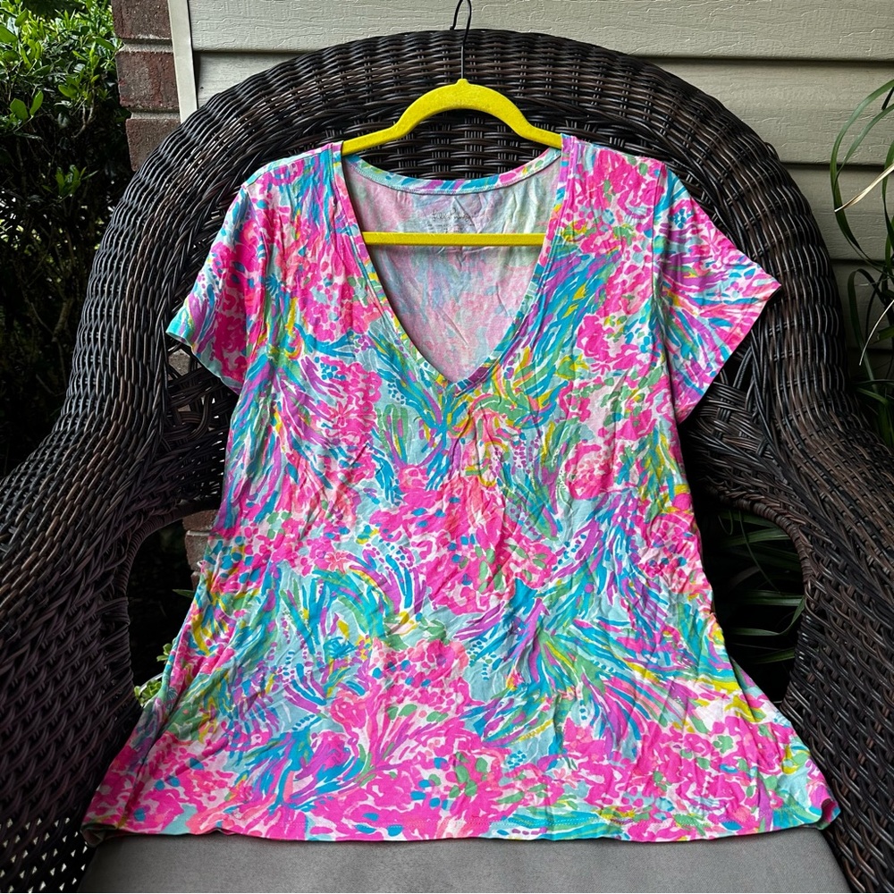 Lilly Pulitzer Michele Fansy Sea Pants XL
